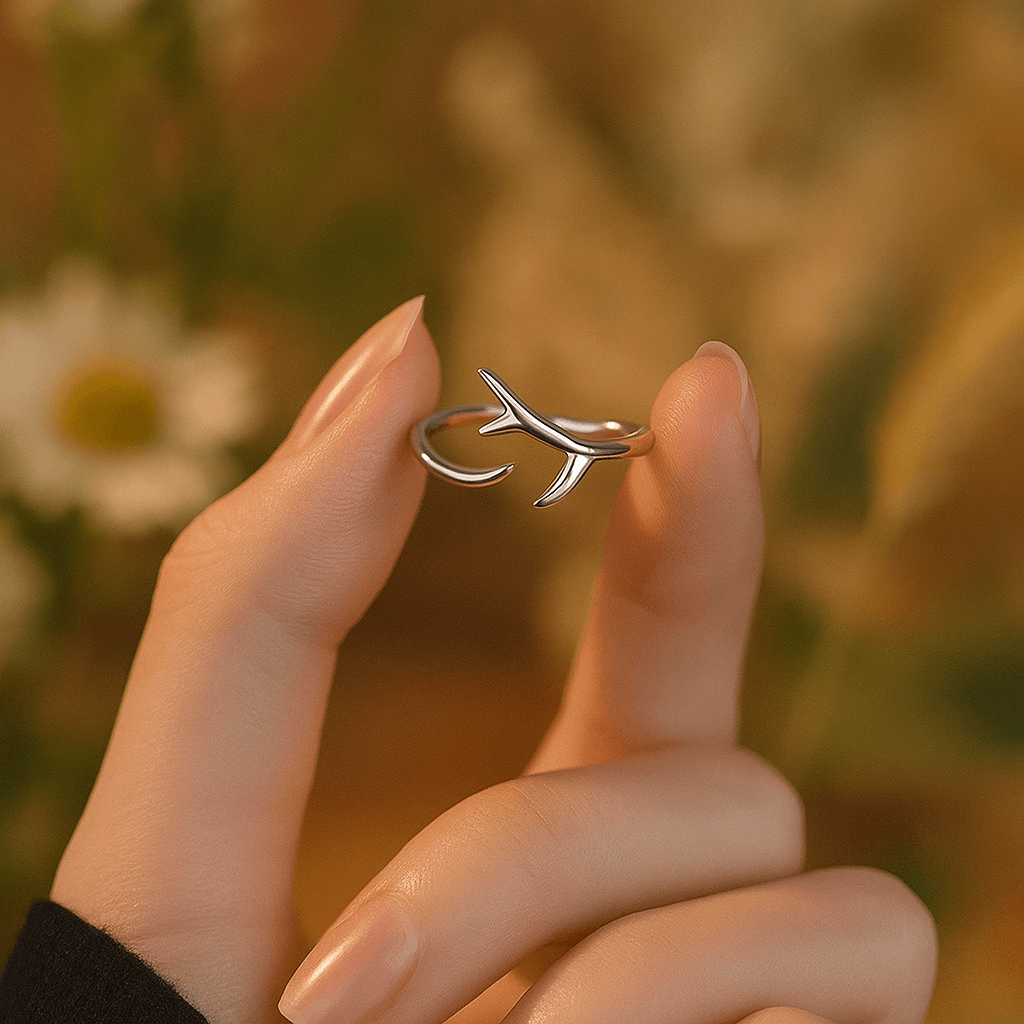 Adjustable Antler Ring