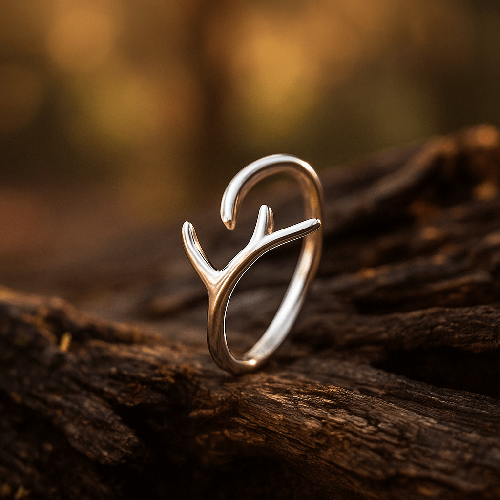 Adjustable Antler Ring