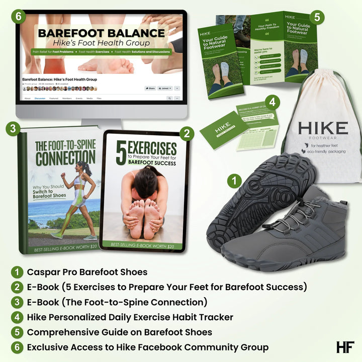 Caspar Pro - Non-slip & Water-Resistant Winter Barefoot Shoe (Unisex)