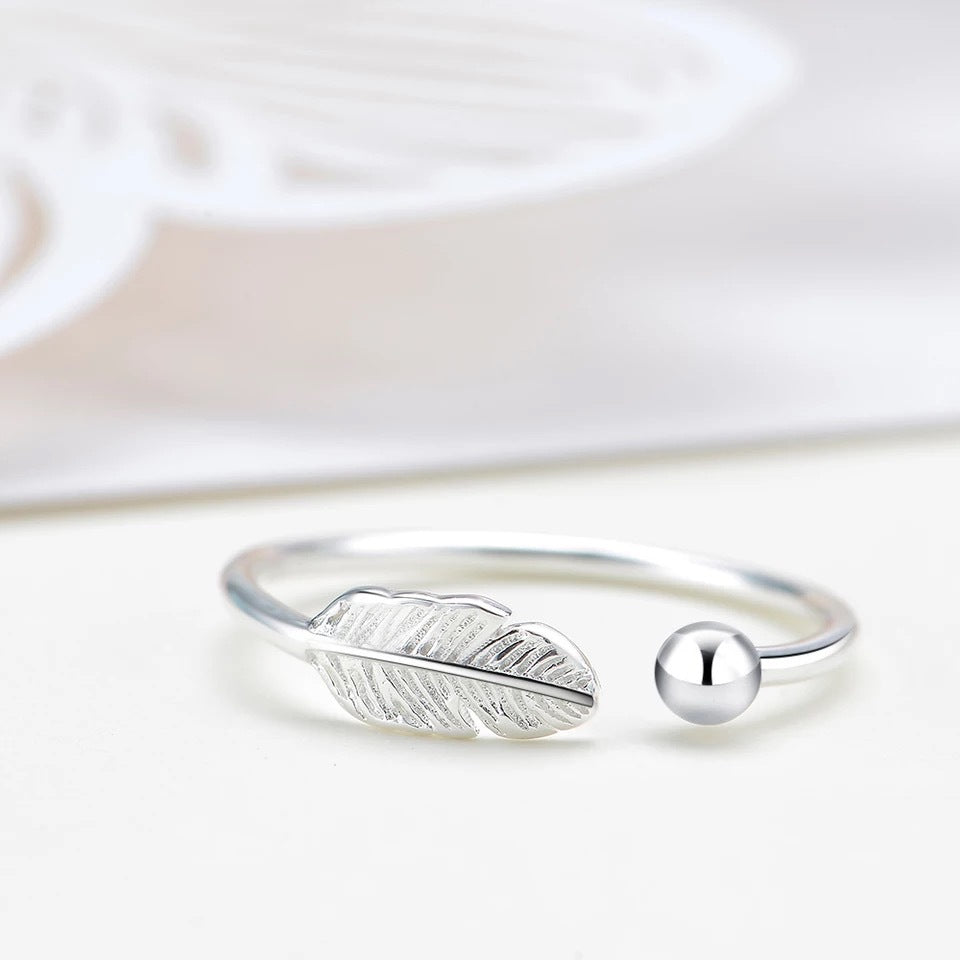 Adjustable Feather of Renewal Ring