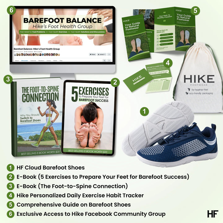 HF Series x Cloud – Barefoot Shoes for Foot, Knee & Back Pain (Unisex)