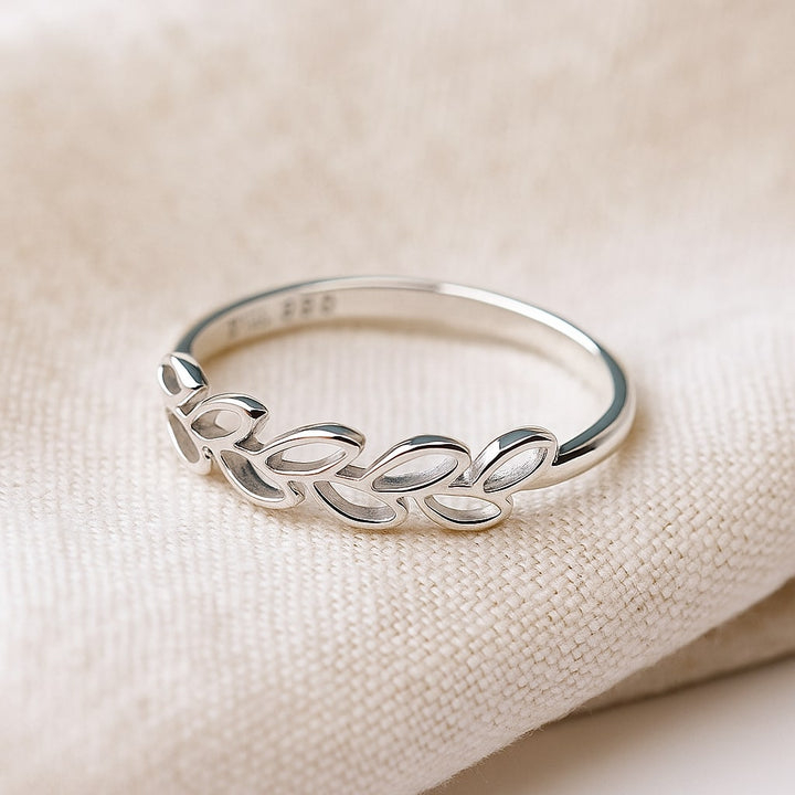 Silver Sapling Ring
