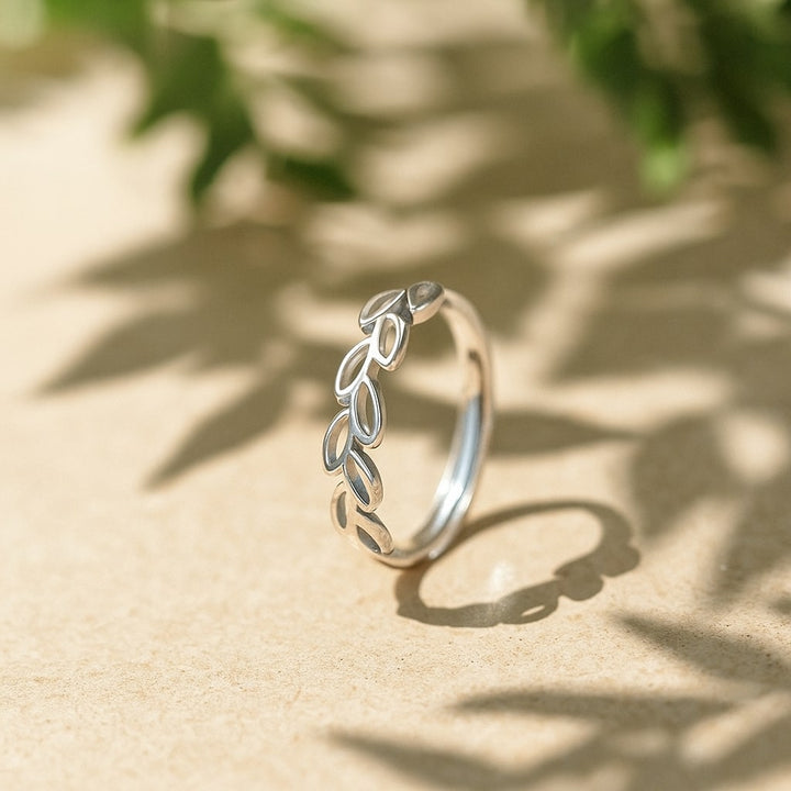 Silver Sapling Ring