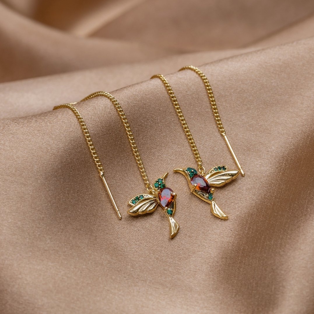 Elegant Hummingbird Earrings