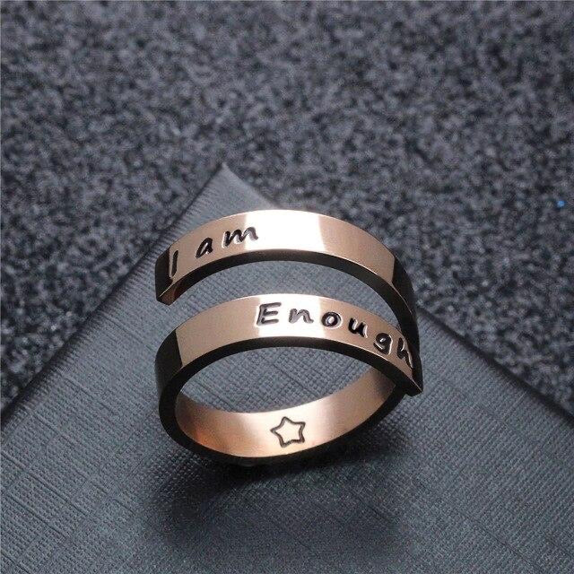 I am Enough Ring