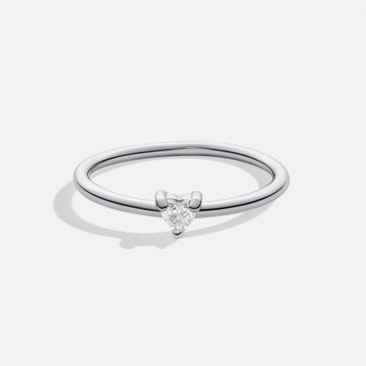 Crystal Heart Ring 'Kleine Liebe'